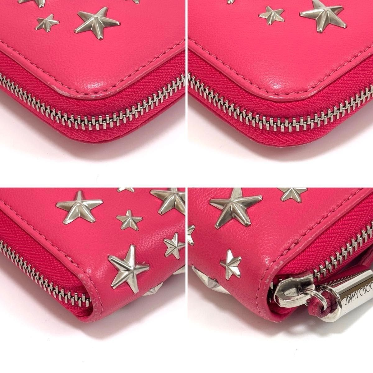 ジミーチュウ 長財布 ロングウォレット long wallet 財布 ピンク
