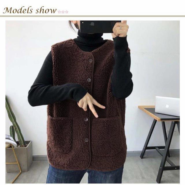 ボアベスト ベスト レディース もこもこ ふわふわ ノースリーブ