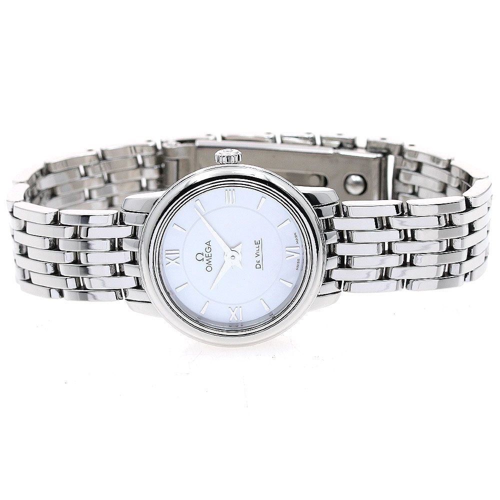 オメガ OMEGA 424.10.24.60.05.001 デビル プレステージ シェル文字盤  