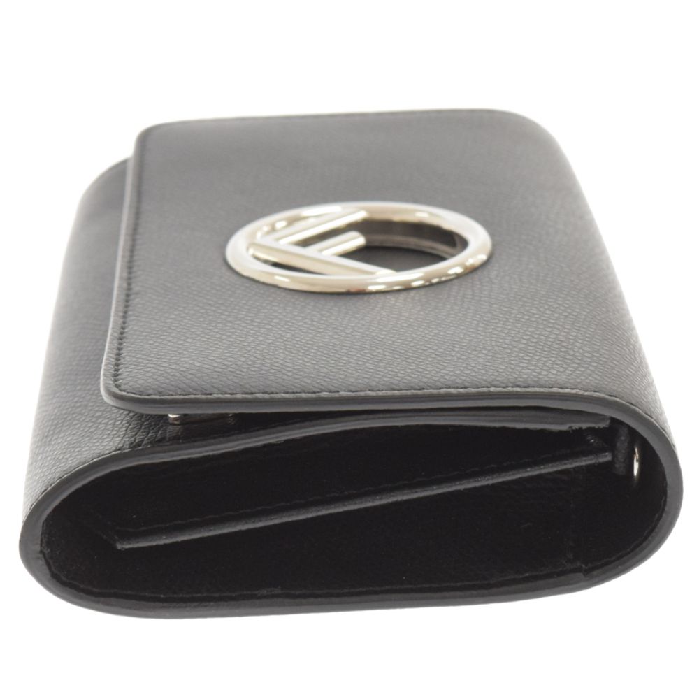 FENDI フェンディ WALLET ON CAHIN SMALL DIVISA 8BS024 チェーンストラップ ウォレット バッグ型財布 ブラック