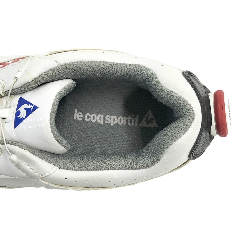 LE COQ GOLF ルコックゴルフ QQ0595 ダイヤル式 ゴルフシューズ  ホワイト系 26cm [240101443133] ゴルフウェア メンズ ストスト LE COQ GOLF ルコックゴルフ QQ0595 ダイヤル式 ゴルフシューズ