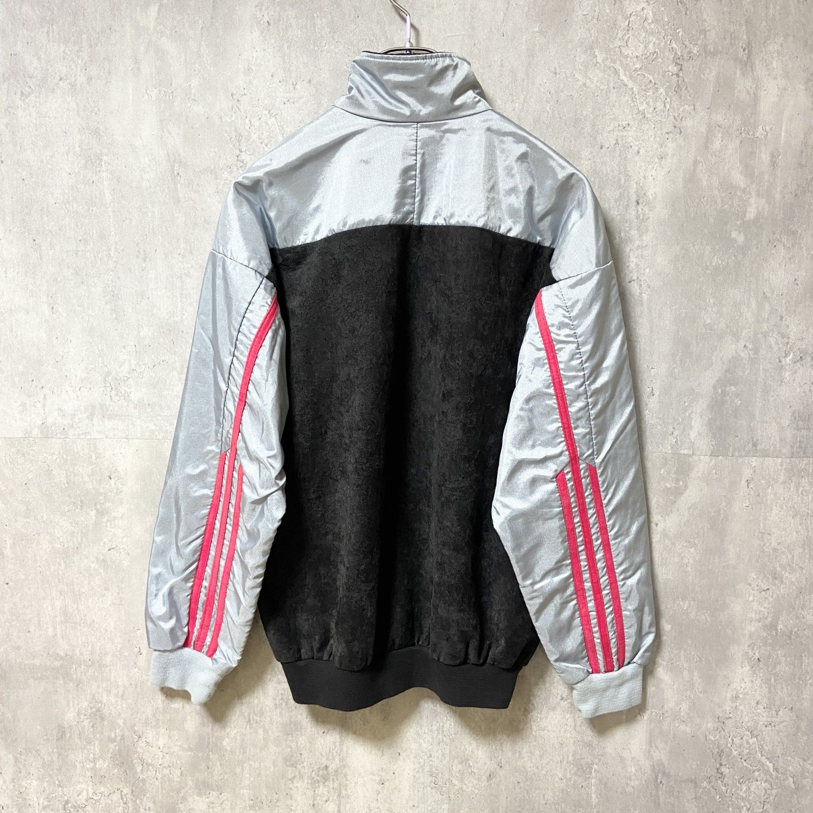 古着 used adidas アディダス 80s 90s 長袖トラックジャケット フルジップ ハイネック ベロア - メルカリ