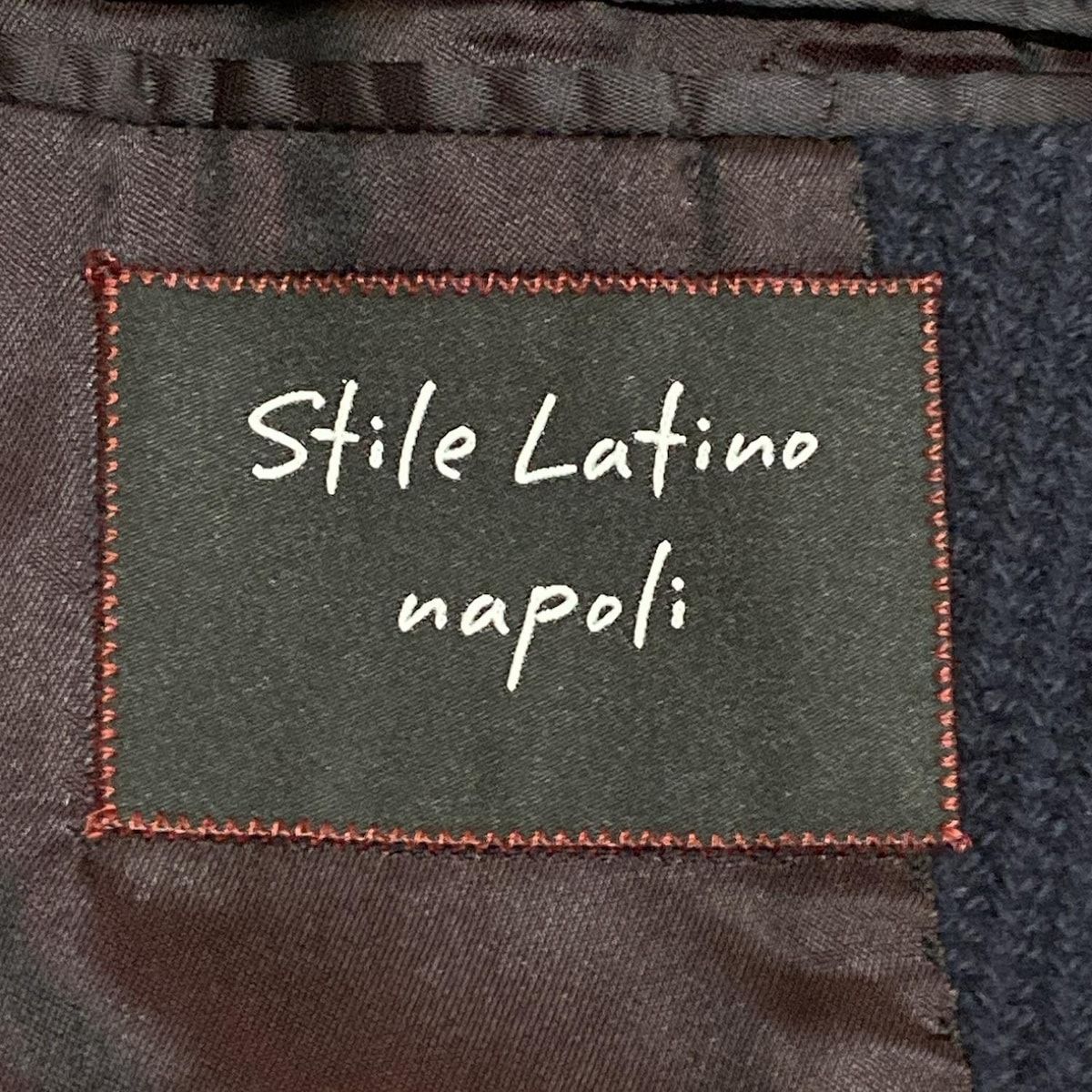 Stile Latino スティレラティーノ コート サイズ46 XL メンズ - ネイビー 長袖 冬 ウール KANDAIZUMI_COM