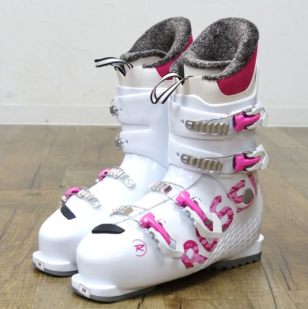 未使用 ロシニョール ROSSIGNOL FUN GIRL 4 ジュニア スキー ブーツ 26cm 305ｍｍ FLEX50 アルペン アウトドア 未使用 ロシニョール ROSSIGNOL FUN GIRL 4 ジュニア スキー