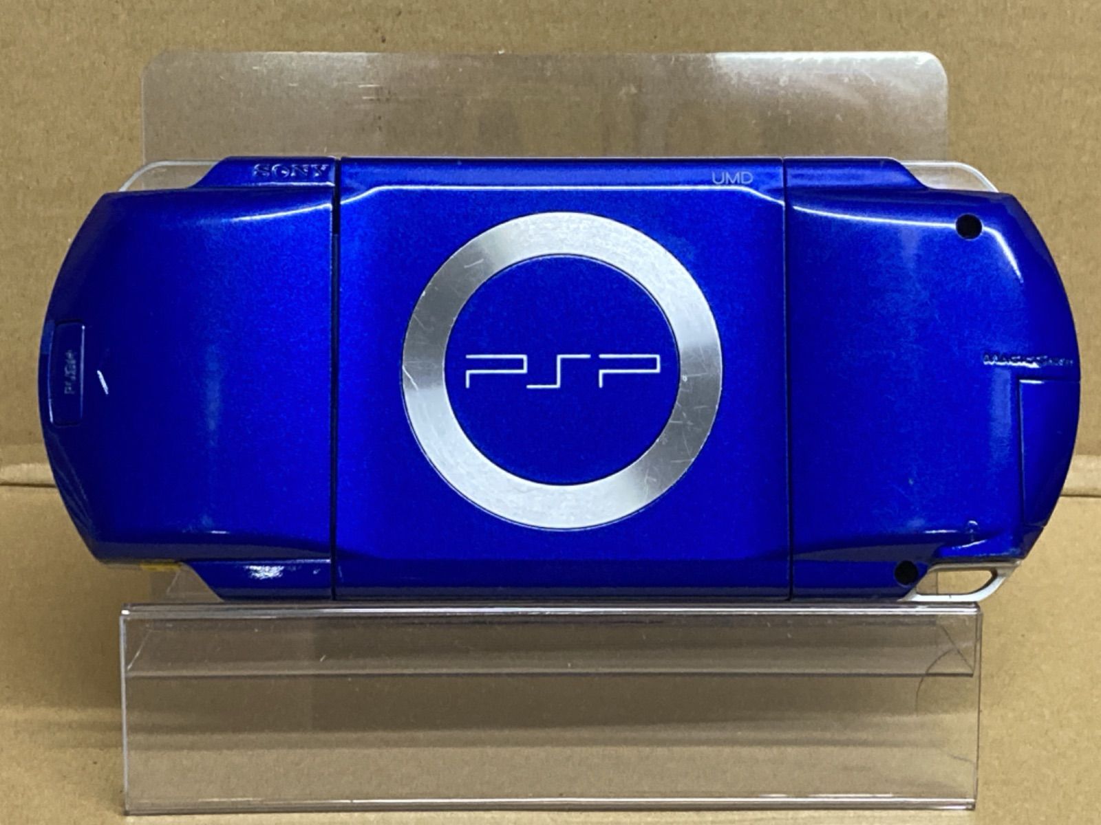 25【ジャンク品】PSP本体のみ PSP-1000 メタリックブルー