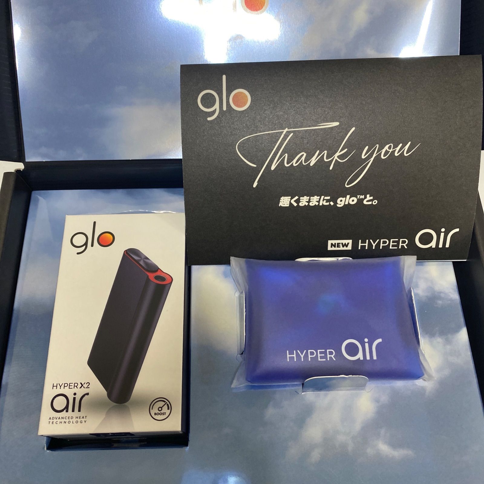 祈り手 デザイン レーザー加工 glo hyper air グロー ハイパー エアー 