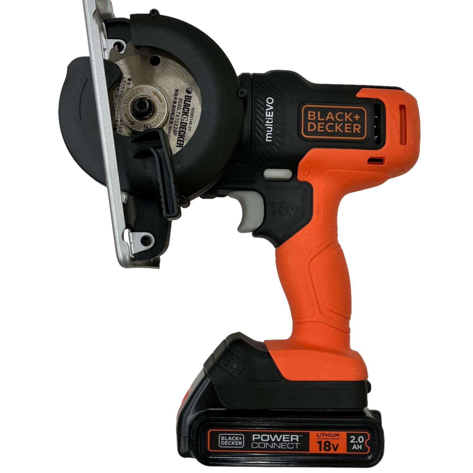 ブラックアンドデッカー EVO185E1 18Vリチウムコードレスマルチツール  