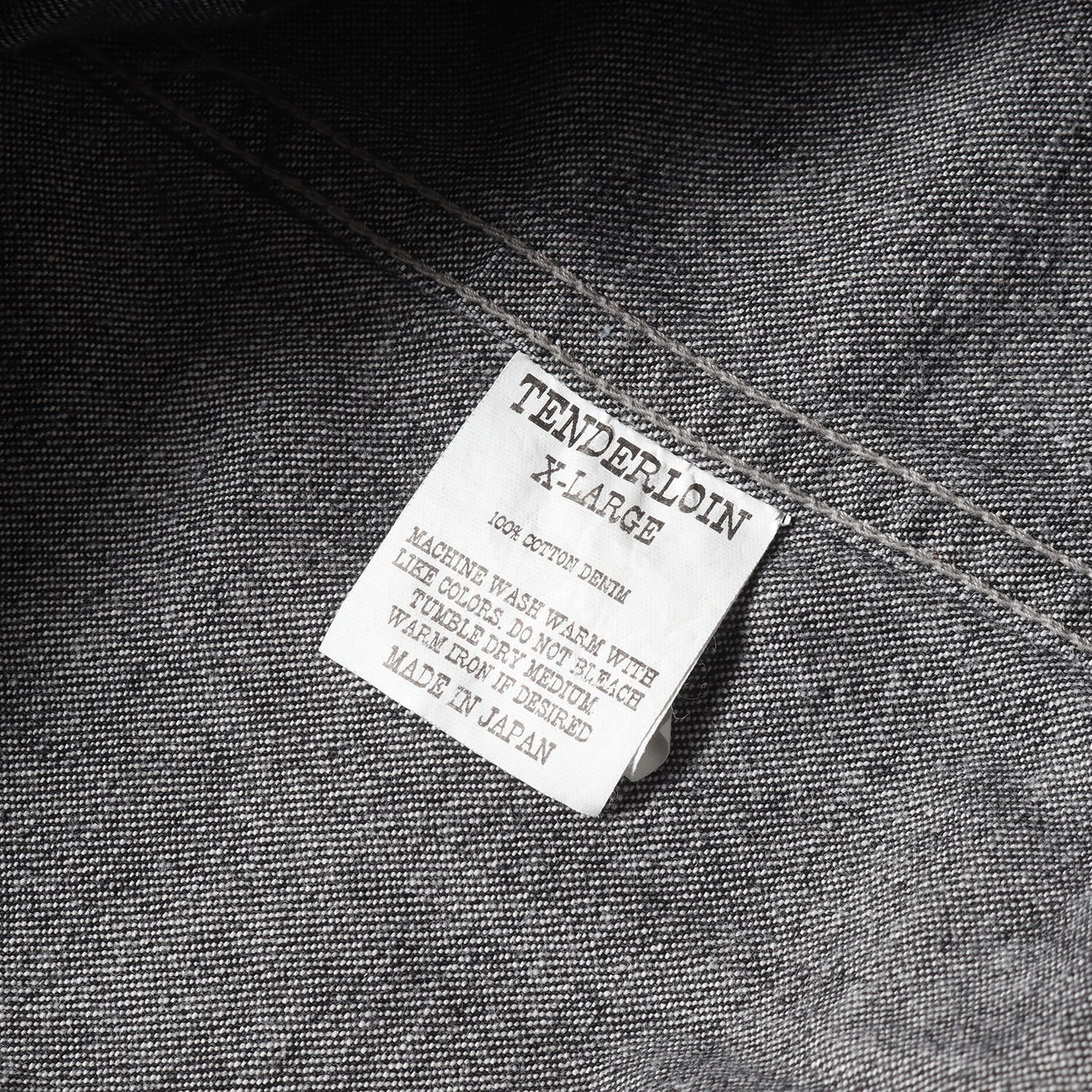 美品】TENDERLOIN テンダーロイン ジャケット ブラック 黒 サイズ:XL 