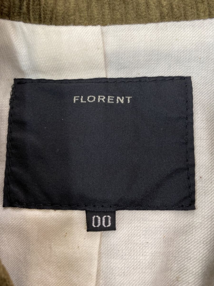 FLORENT フローレント コーデュロイ ジャケット size00/茶 ...