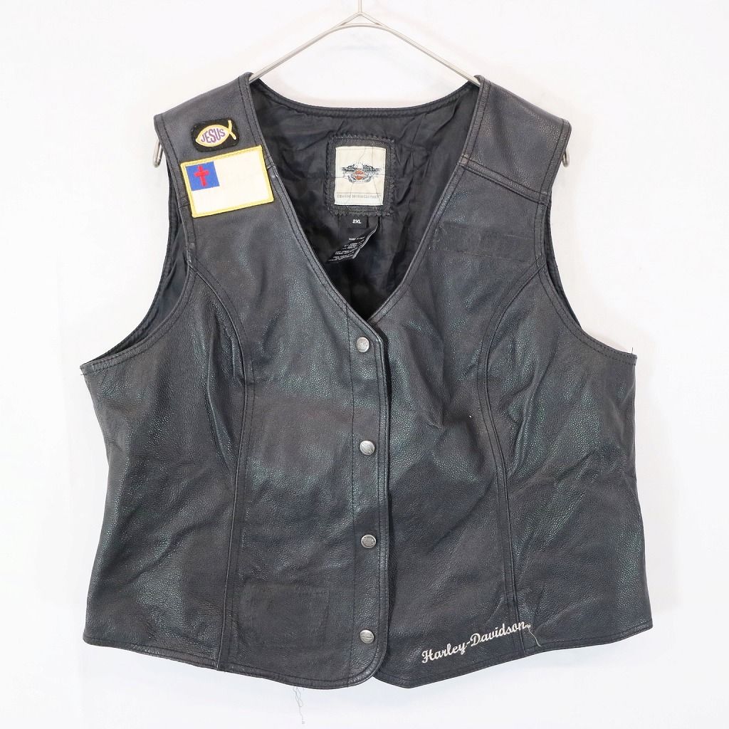 SALE/ HARLEY DAVIDSON ハーレーダビッドソン ワッペン レザー