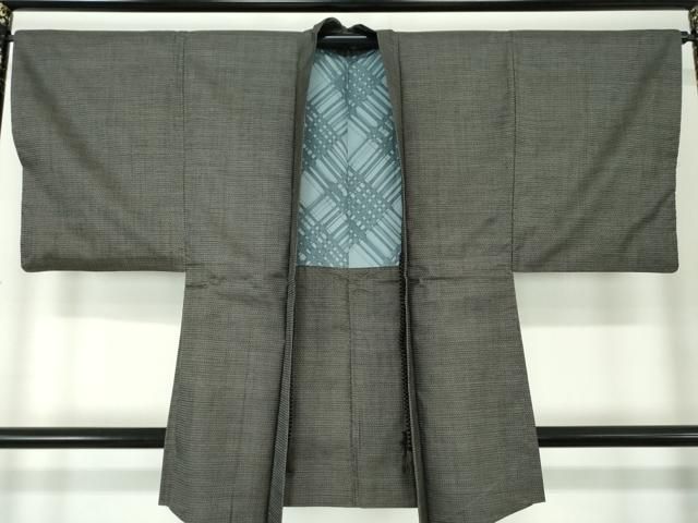 平和屋着物○男性 本場大島紬 アンサンブル 100亀甲 総詰め 三越扱い