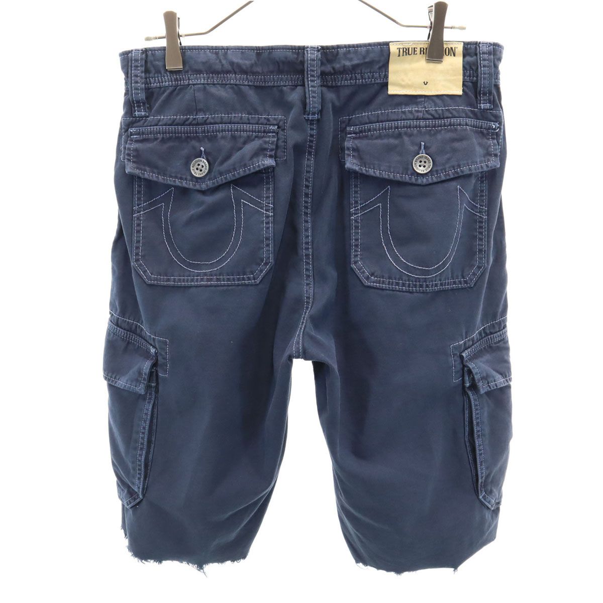 TRUE RELIGION トゥルーレリジョン カットオフ加工 カーゴショート