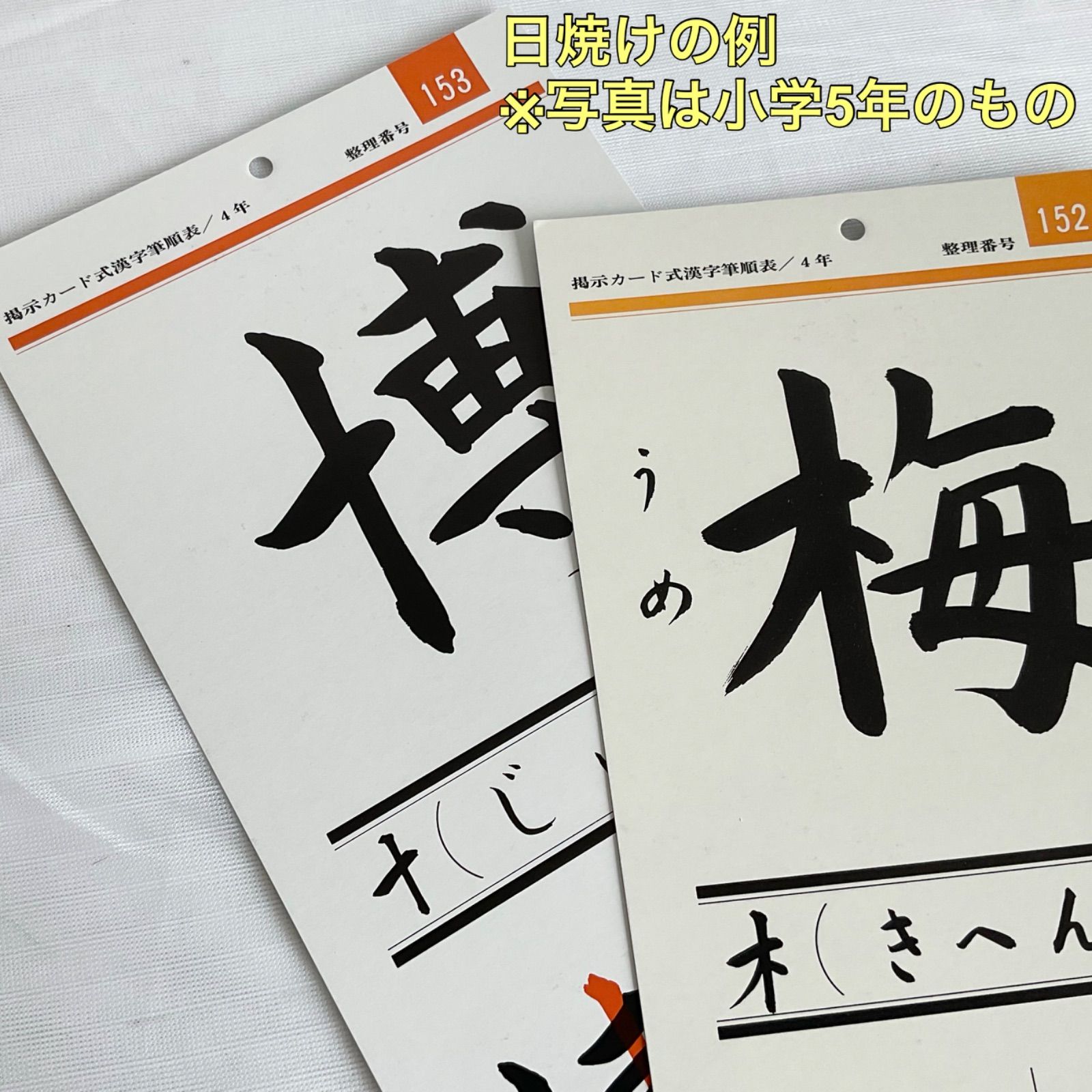 漢字筆順カード（小学3年）　ヒシエス【ork-038】
