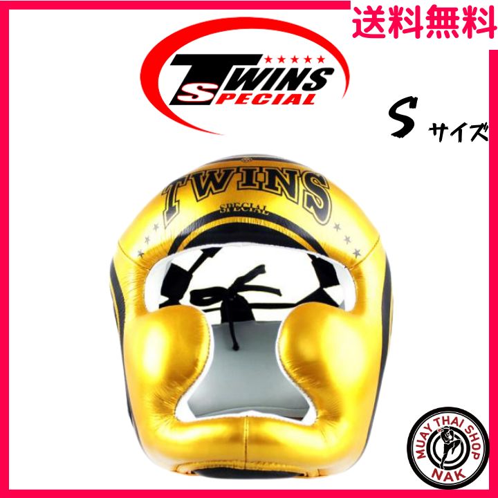 Twins Special ヘッドギア 本革製 ゴールドブラック FHGL3-TW4 Sサイズ