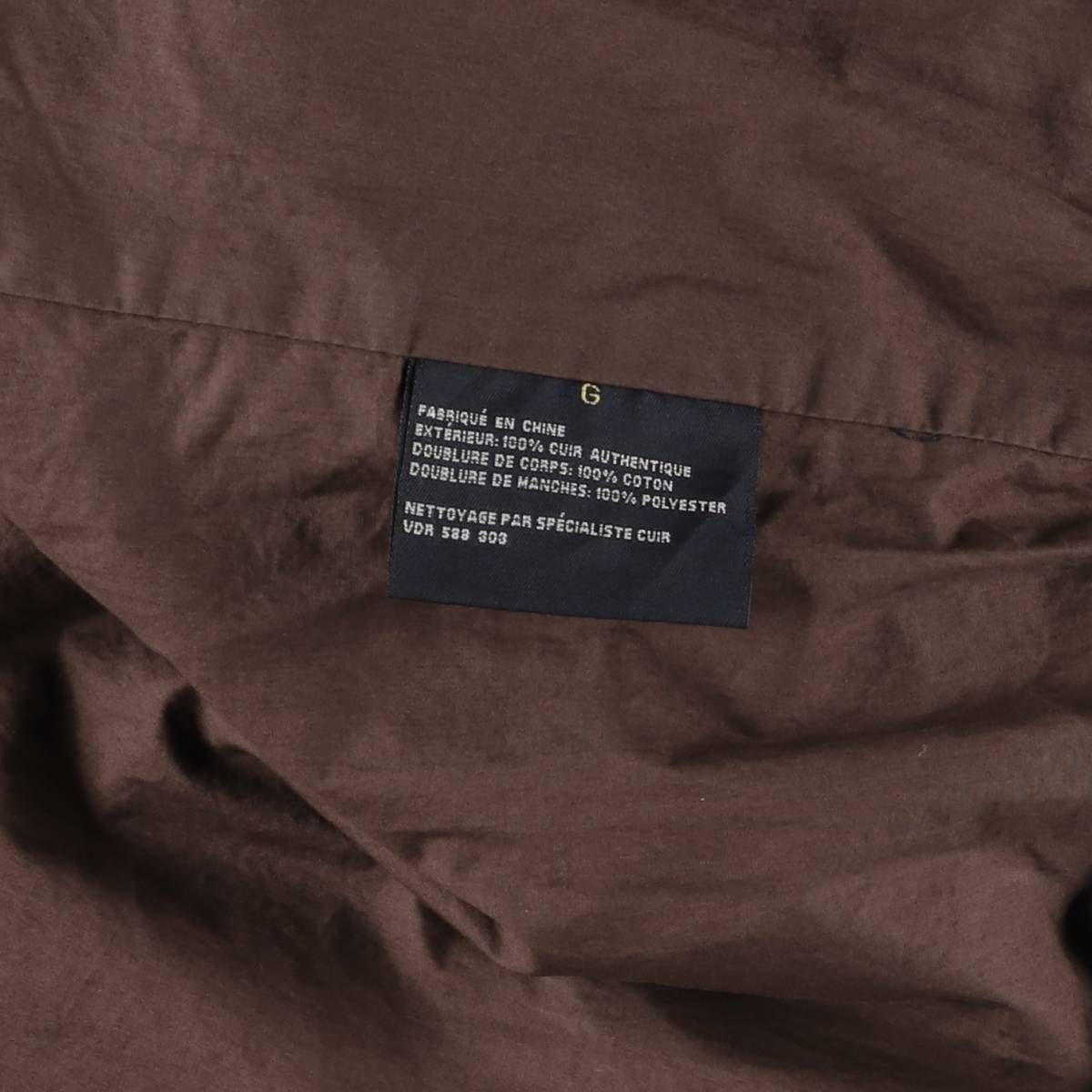 古着 00年代~ ノーティカ NAUTICA スイングトップタイプ レザー  