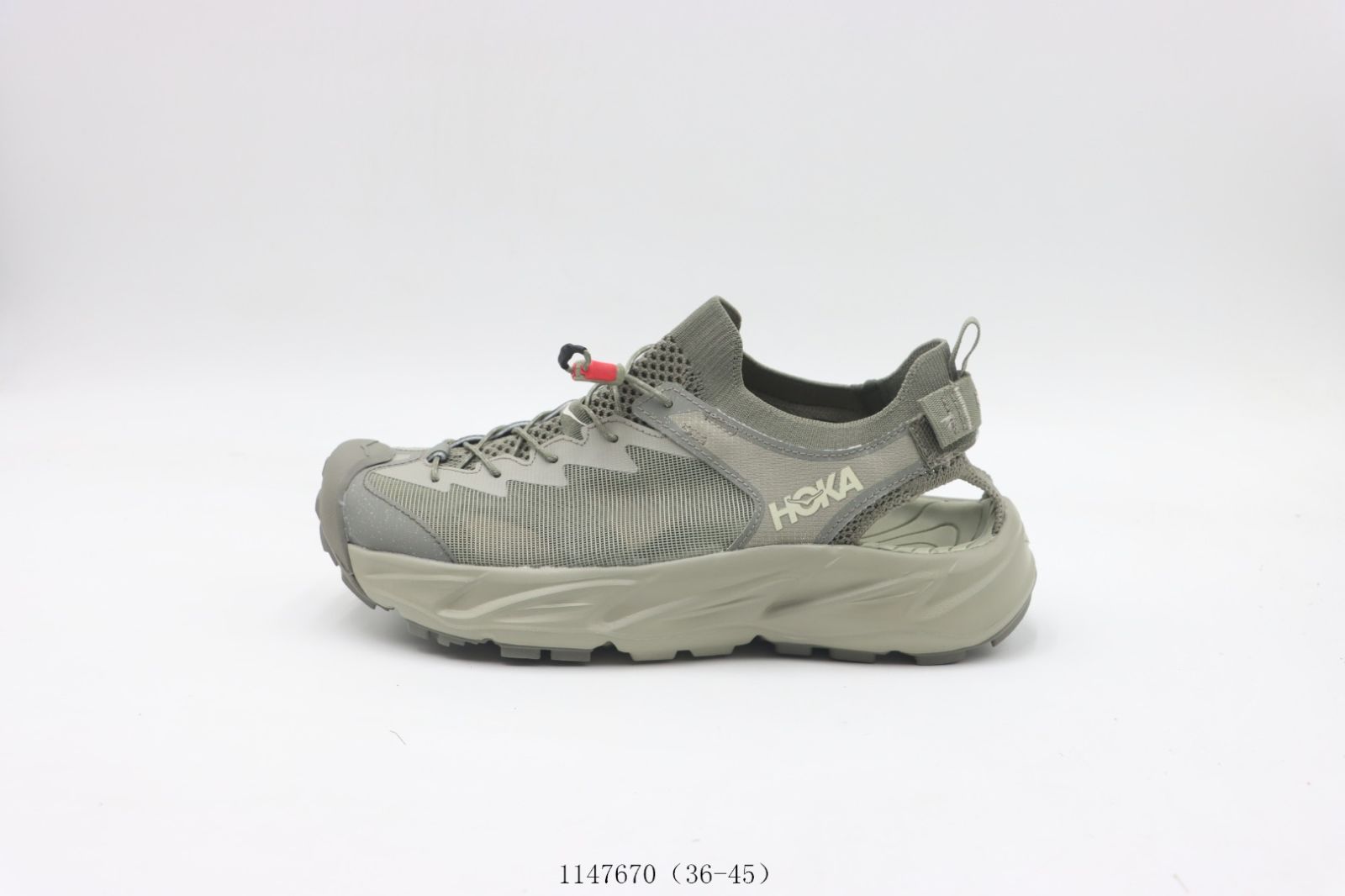 今日 ホカ ワンワン HOKA ONE ONE サンダル 軍緑 1147670-WTO輸入3