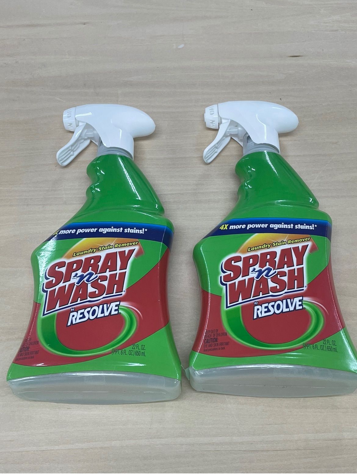 Spray 'n Wash Pre-Treat Laundry Stain Remover, 22 Fl Oz (Pack of 4)