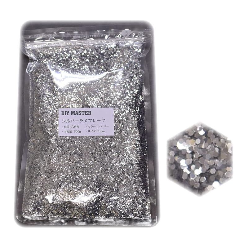 DIY MASTER ホログラム ラメ フレーク 1mm 500g | DIY MASTER