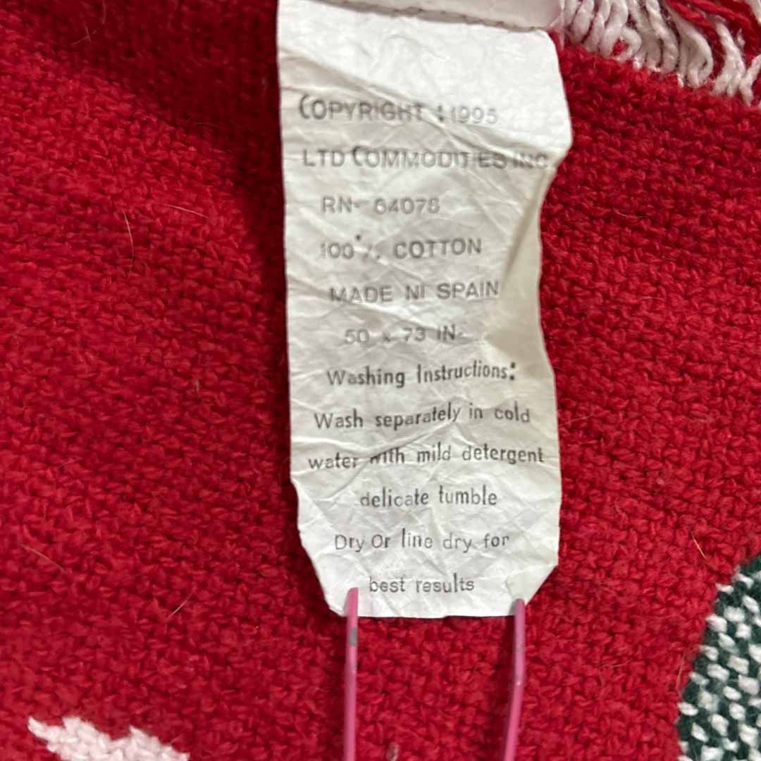 vintageラグ カーペット スペイン製 クリスマスツリー 雪だるま 2057 vintageラグ カーペット スペイン製 クリスマスツリー 雪だるま 2057
