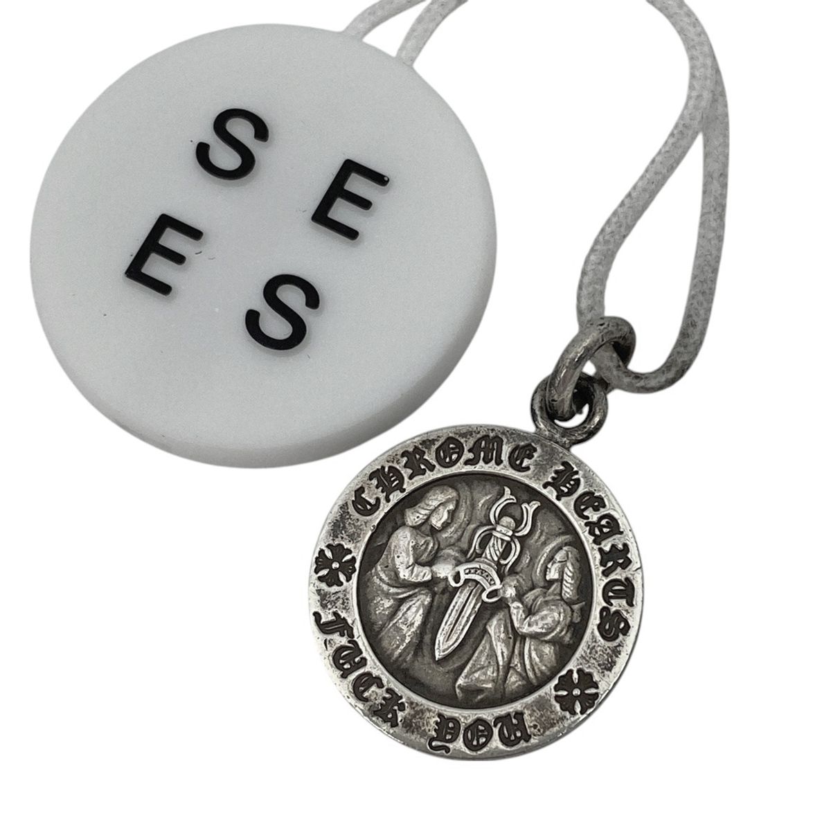 クロムハーツ CHROME HEARTS エンジェル メダル チャーム V1 