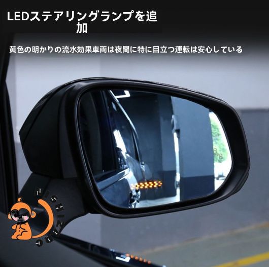 24年 トヨタ アルファード ヴェルファイア 40系 大視野ブルーミラー 流れるウインカー ヒーター 防眩 左右セット