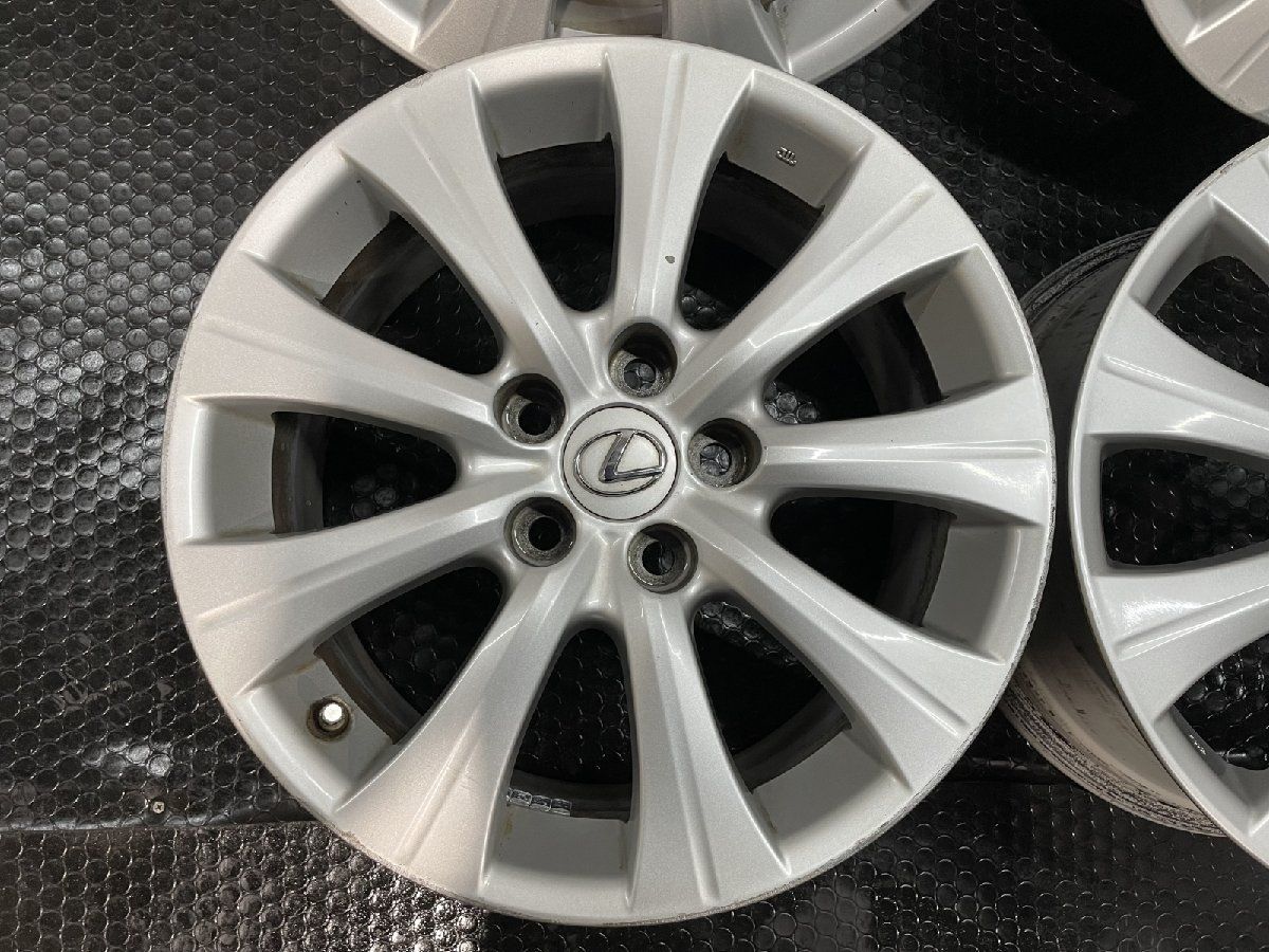 LEXUS GS 450h レクサス 純正ホイール 17インチ 4本 7.5J5HPCD114.3 45 空気圧センサー アルファード ヴェルファイアにも MHA606MY