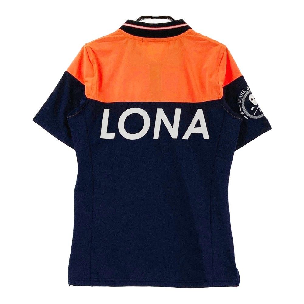 サイズ：38 MARK&LONA マークアンドロナ 半袖ポロシャツ ブルー系