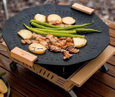 はアルミ合金製麦飯石コーティンググリルプレートBBQグリルプレートです