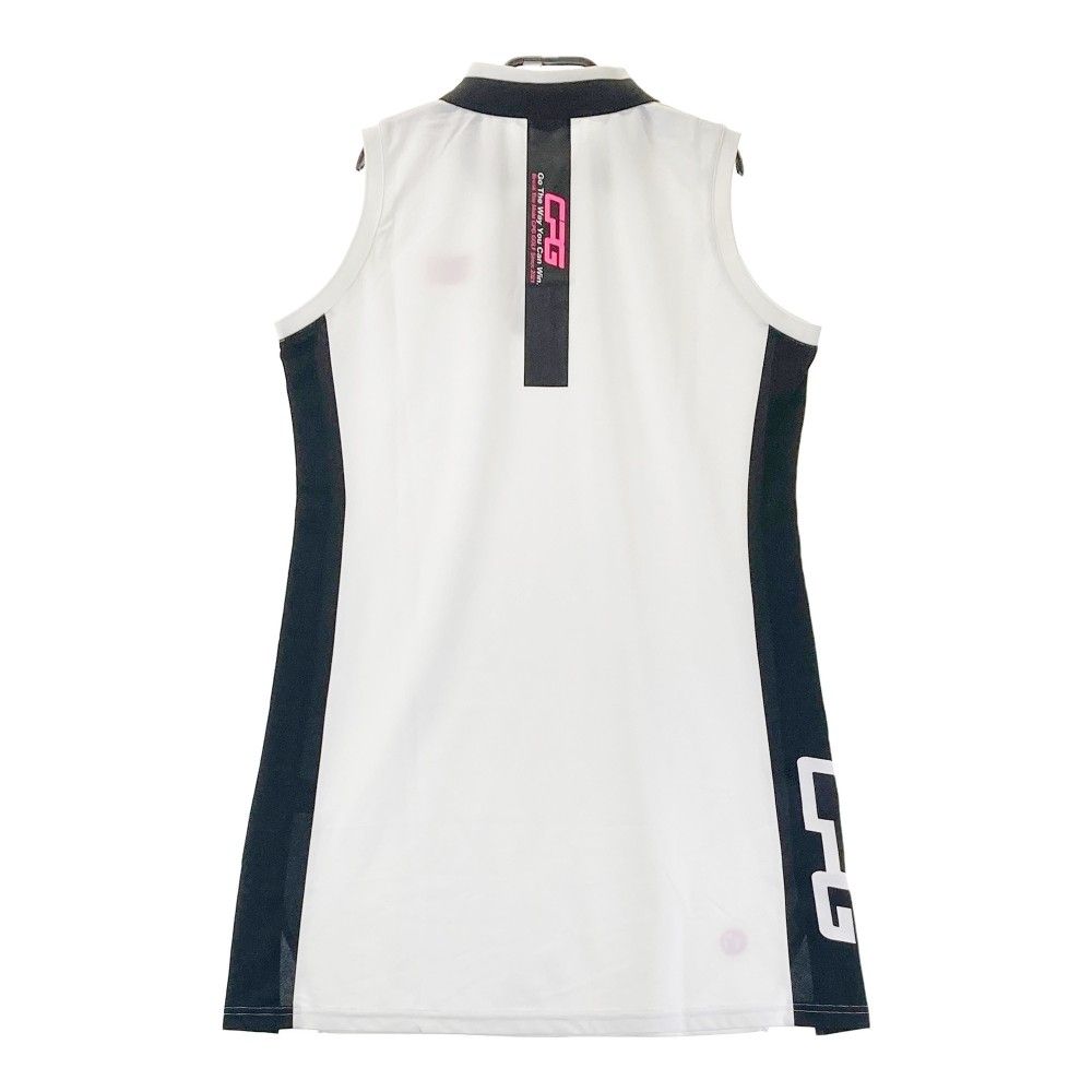 CPG GOLF シーピージーゴルフ ハーフジップ ノースリーブポロ