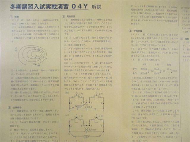 SAPIX 小6 サピックス 開成コース 冬期講習/正月特訓入試必勝実戦演習 01KA〜04KA 理科 【計8回分】 015m2D サピックス SAPIX 小学6年 理科 冬期講習入試実戦演習01Y〜04Y 4