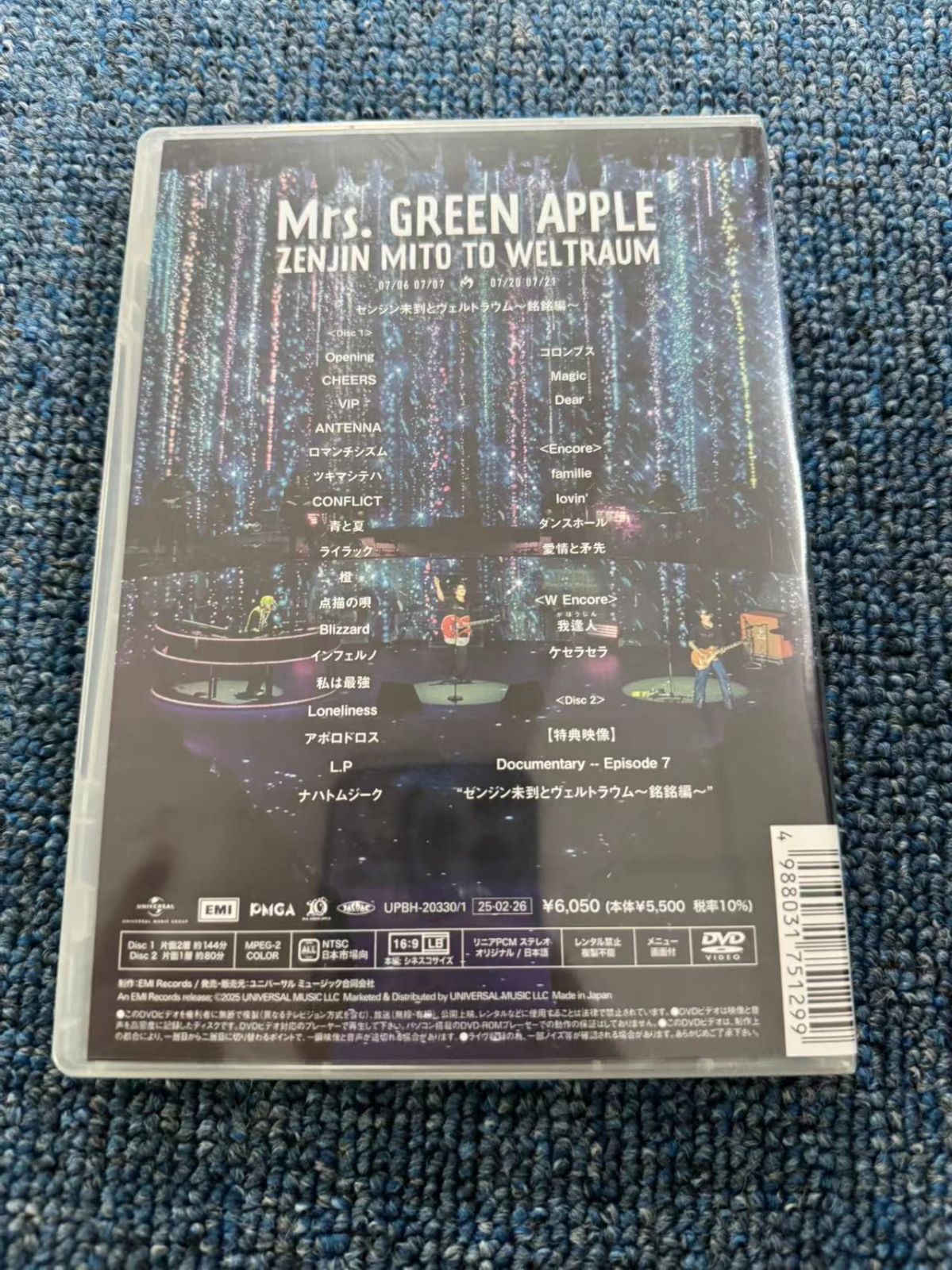 ミュージック Mrs. GREEN APPLE DVD Mrs.GREEN APPLE 通常盤 DVD 4作品 - メルカリ