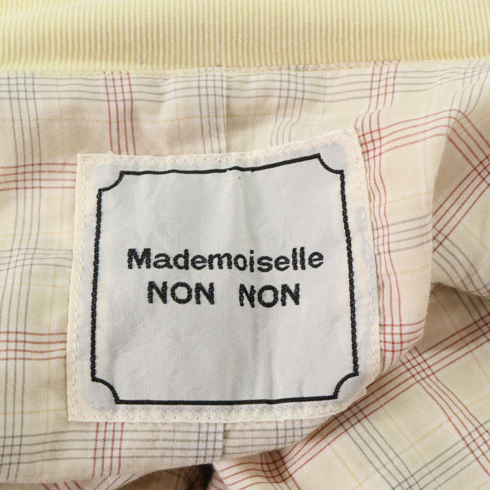 Mademoiselle NON NON マドモアゼルノンノン 通年 コットン