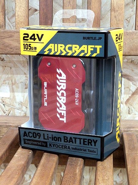 新品 バートル AIR CRAFT 24VバッテリーAC09 メタリックレッド 新品