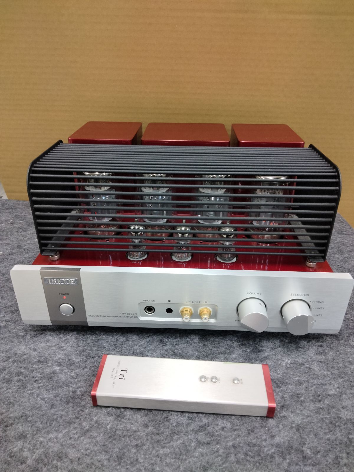 真空管プリメインアンプ AIRBOW TRV-88SER リモコン付 ジャンク