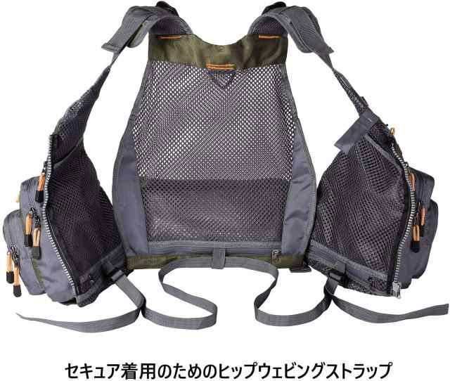 フィッシングベストライフジャケット釣りベスト通気性よく高い浮力材