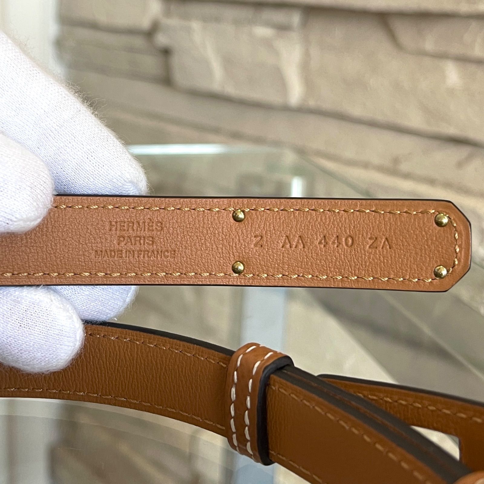 新品未使用】【付属品無し9,000円引き】HERMES ベルト 《ケリー》 18 