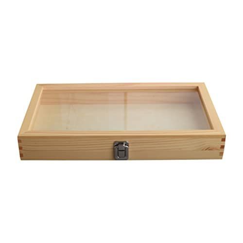 38x22cm1個 DOITOOL ディスプレイボックス 木製 コレクション