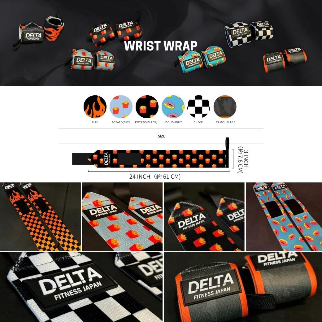 DELTA FITNESS リストラップ　デルタフィットネス 新品 DELTA FITNESS オリジナル リストラップ V3 - メルカリ