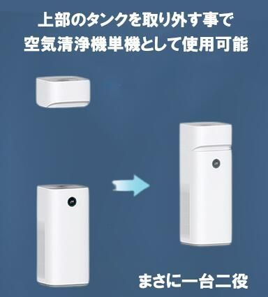 新品】AetHer エーテル 加湿 機能付き 空気 清浄機 45畳 対応 花粉症