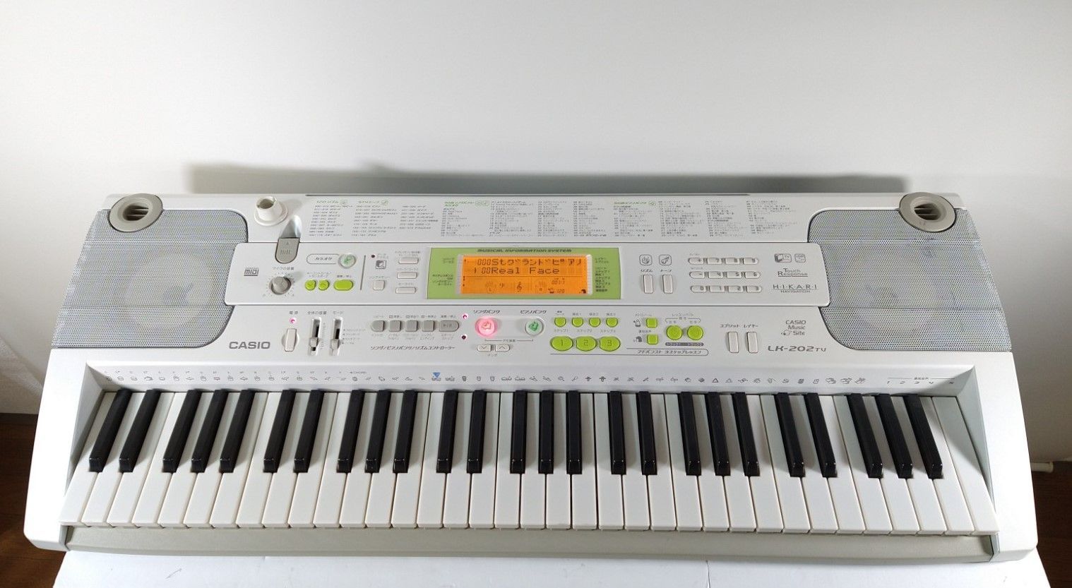 CASIO LK-58 光ナビゲーションキーボード 電子ピアノ - 鍵盤楽器