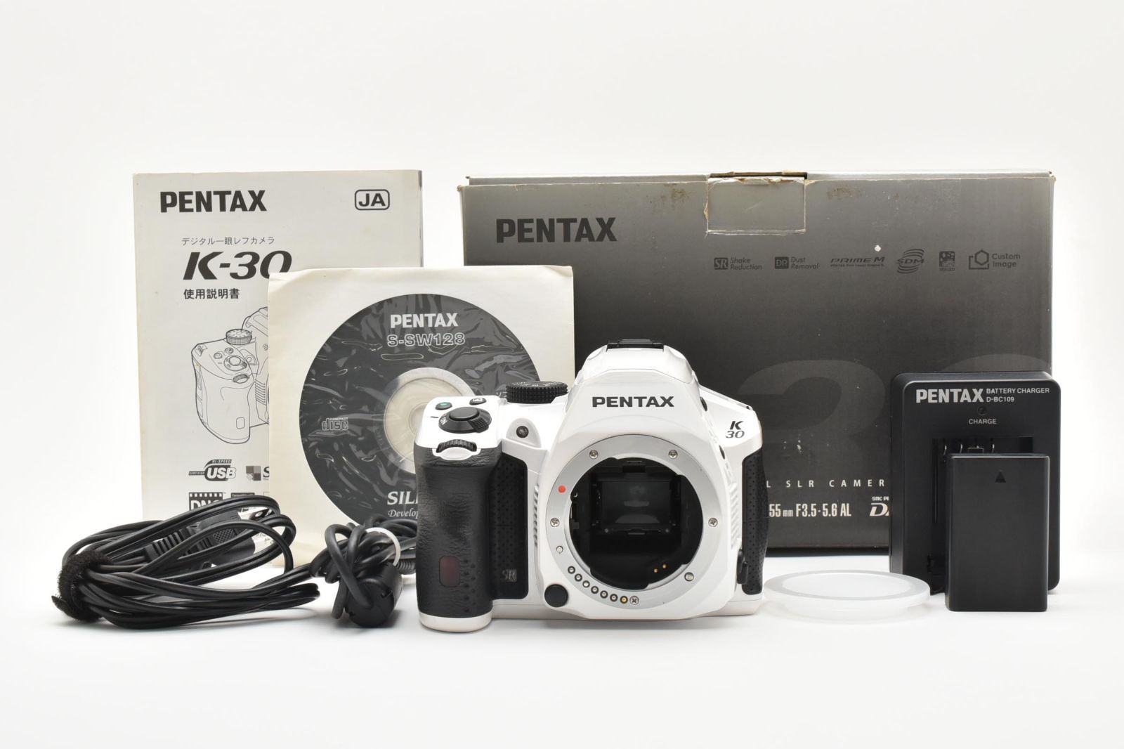 ペンタックス K-30 ボディ ホワイト ショット数2900：2549924 ペンタックス K-30 ボディ ホワイト ショット数2900：2549924