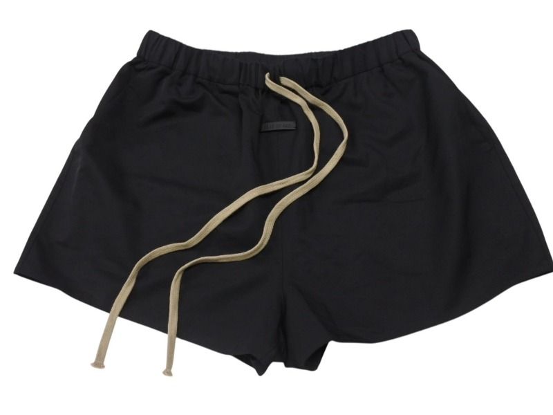 FEAR OF GOD ESSENTIALS フィアオブゴッド エッセンシャルズ ハーフパンツ ショーツ ナイロン ブラック サイズM 4b006735