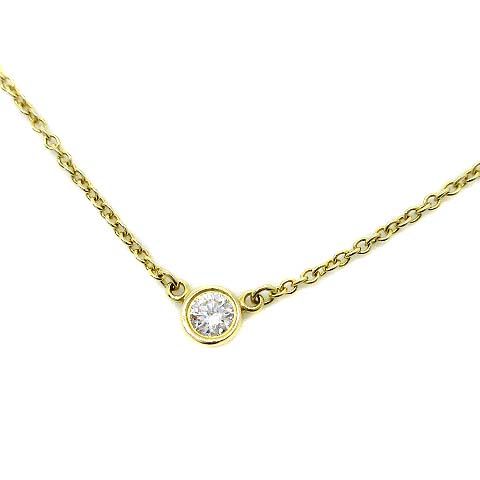 ティファニー TIFFANY & CO. K18YG ダイヤモンド 1P