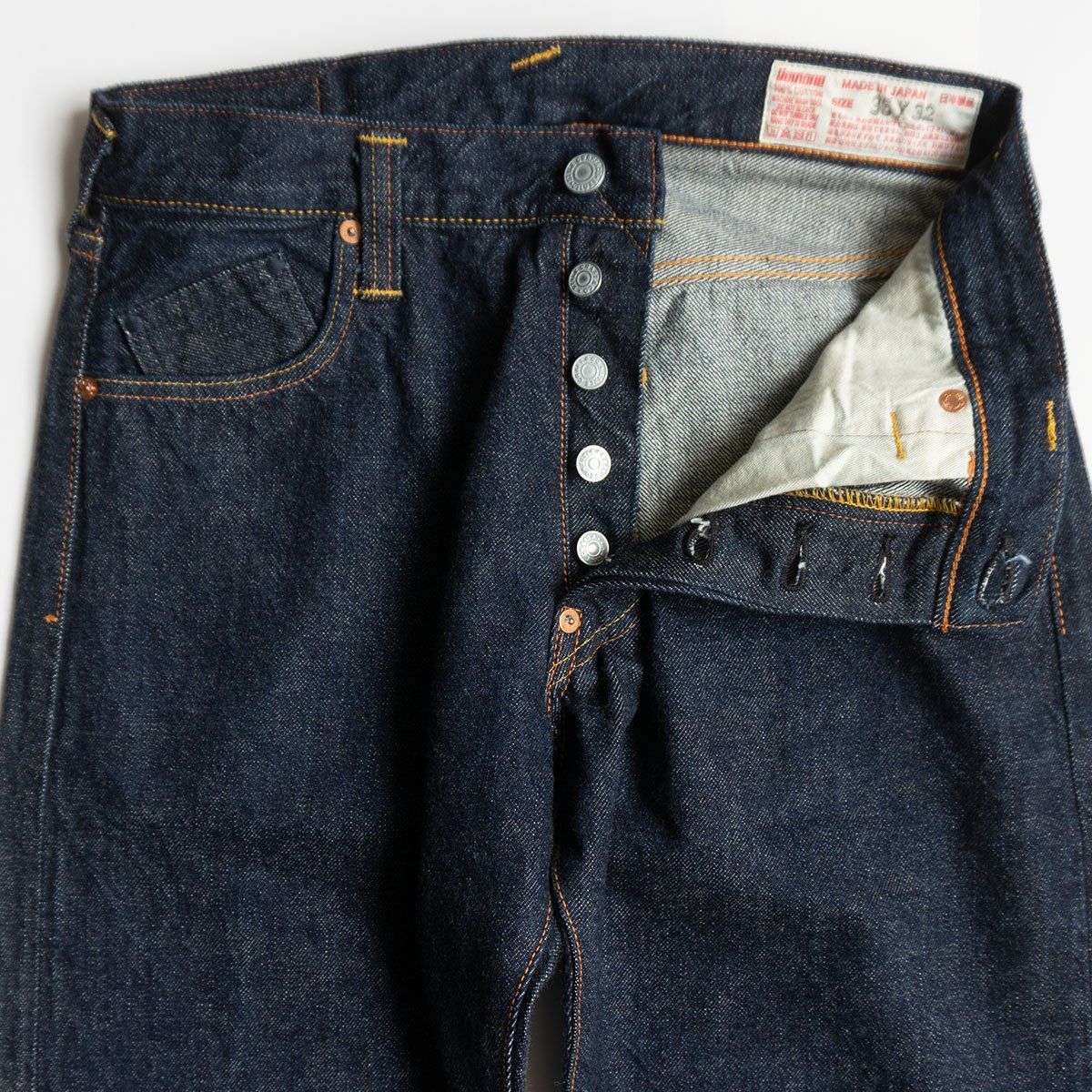 美品/濃紺】EVISU 【LOT.2000T デニムパンツ】35×32 エビス ジーンズ 