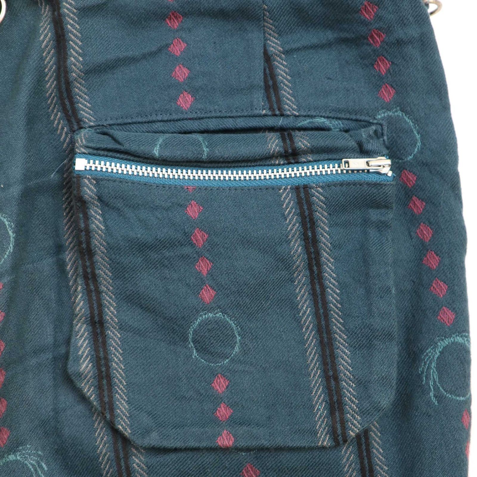 UNDER COVER アンダーカバー SCAB期 ツギハギスラックスパンツ UNDER COVER アンダーカバー 2003SS SCAB期 GIZ柄ツギハギスラックス