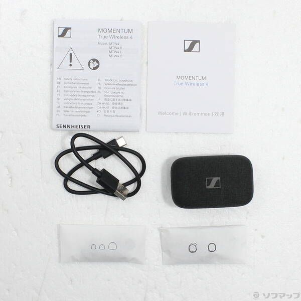 〔 品〕 MOMENTUM True Wireless 4 ブラックグラファイト 198
