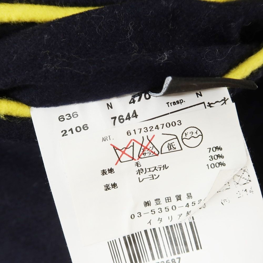 中古】ロット L8 ウールポリエステル チェスターフィールドコート  