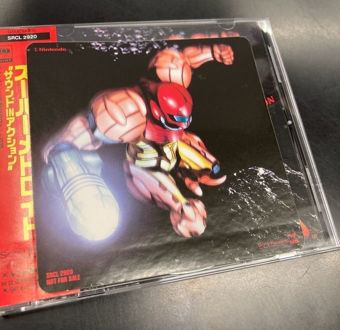 ステッカー　CD スーパーメトロイド サウンドINアクション 倉吉店】ステッカー付 / SUPER METROID “SOUND IN ACTION
