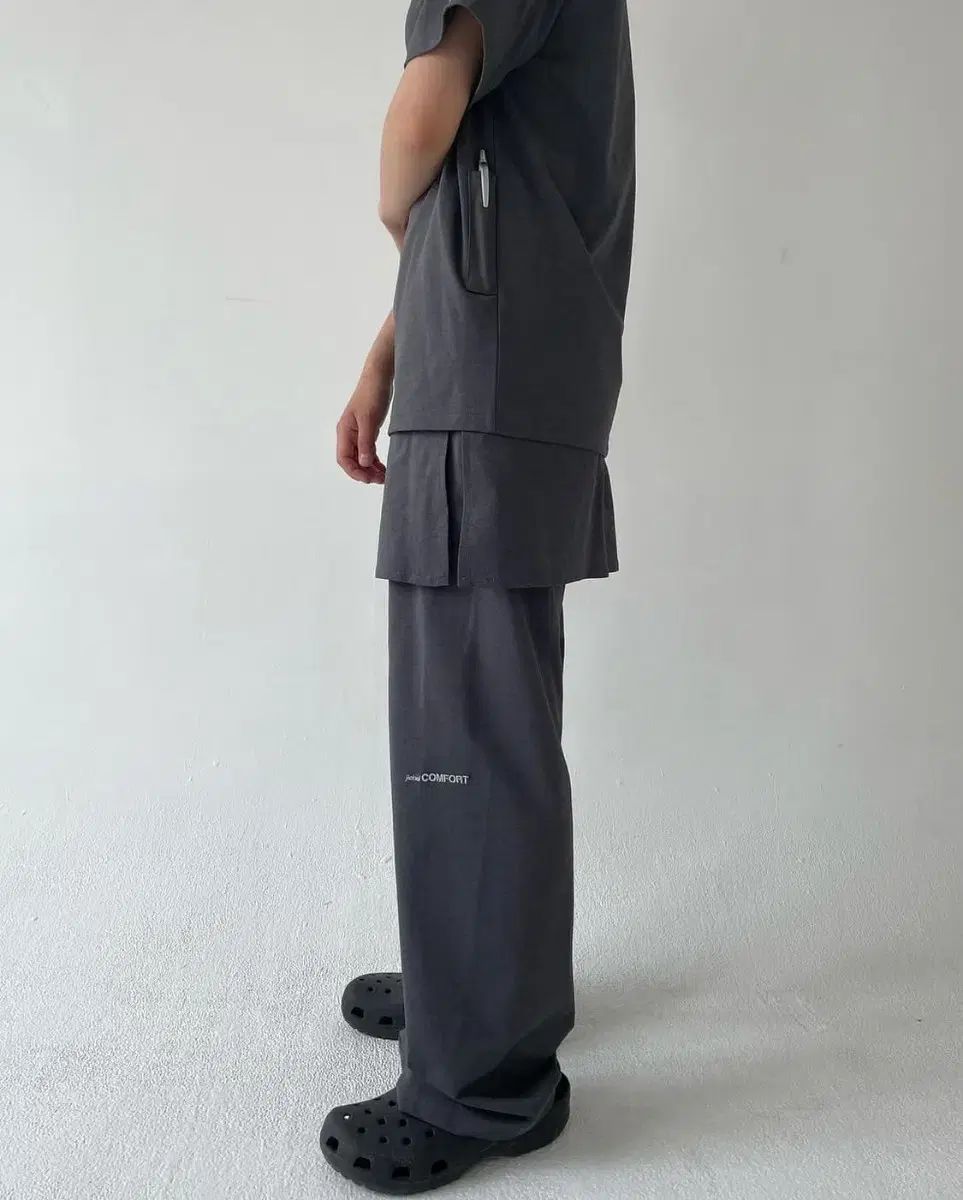 2 JiCHOI ジチョイ コンポート レイヤード スカート パンツ