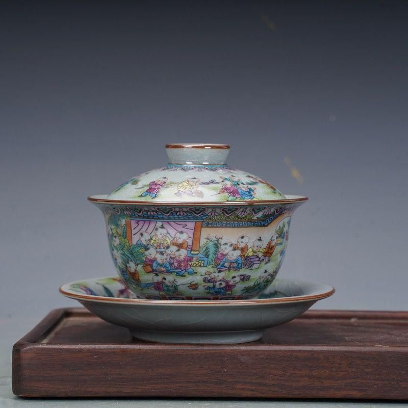 十二支茶碗 景德镇  茶器 茶道具 陶磁器  工芸品 美術品 中国茶器 景徳鎮 アンティーク 十二支 干支柄 盃 酒器 杯 工芸品